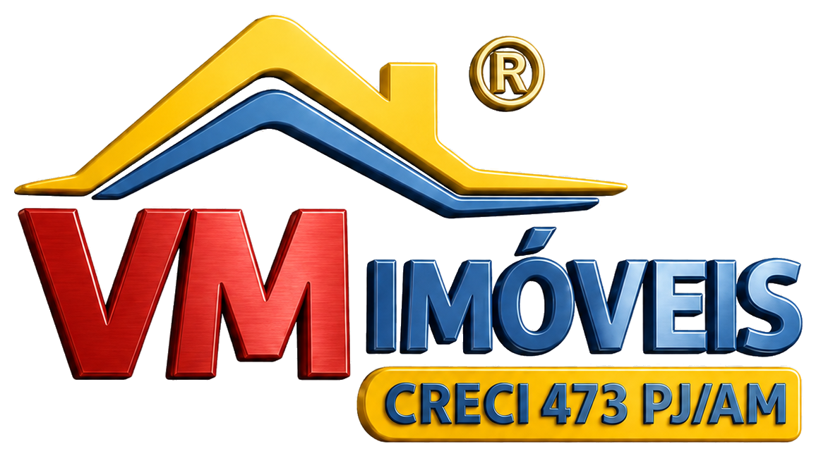 Logomarca original VM IMÓVEIS — CRECI 473 PJ/AM